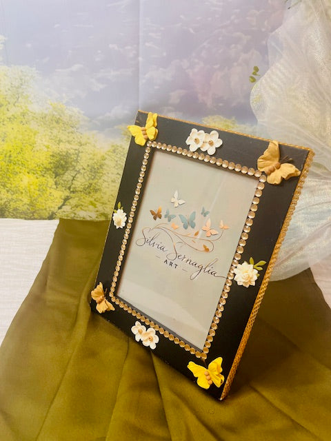 Golden Butterfly Frame